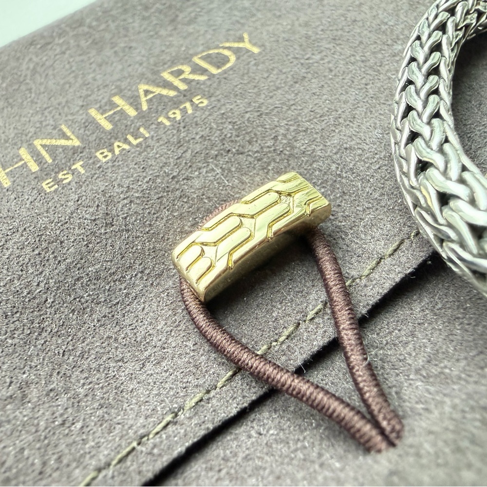 John Hardy Silver Woven Bracelet Accessory - Picture 10 of 11